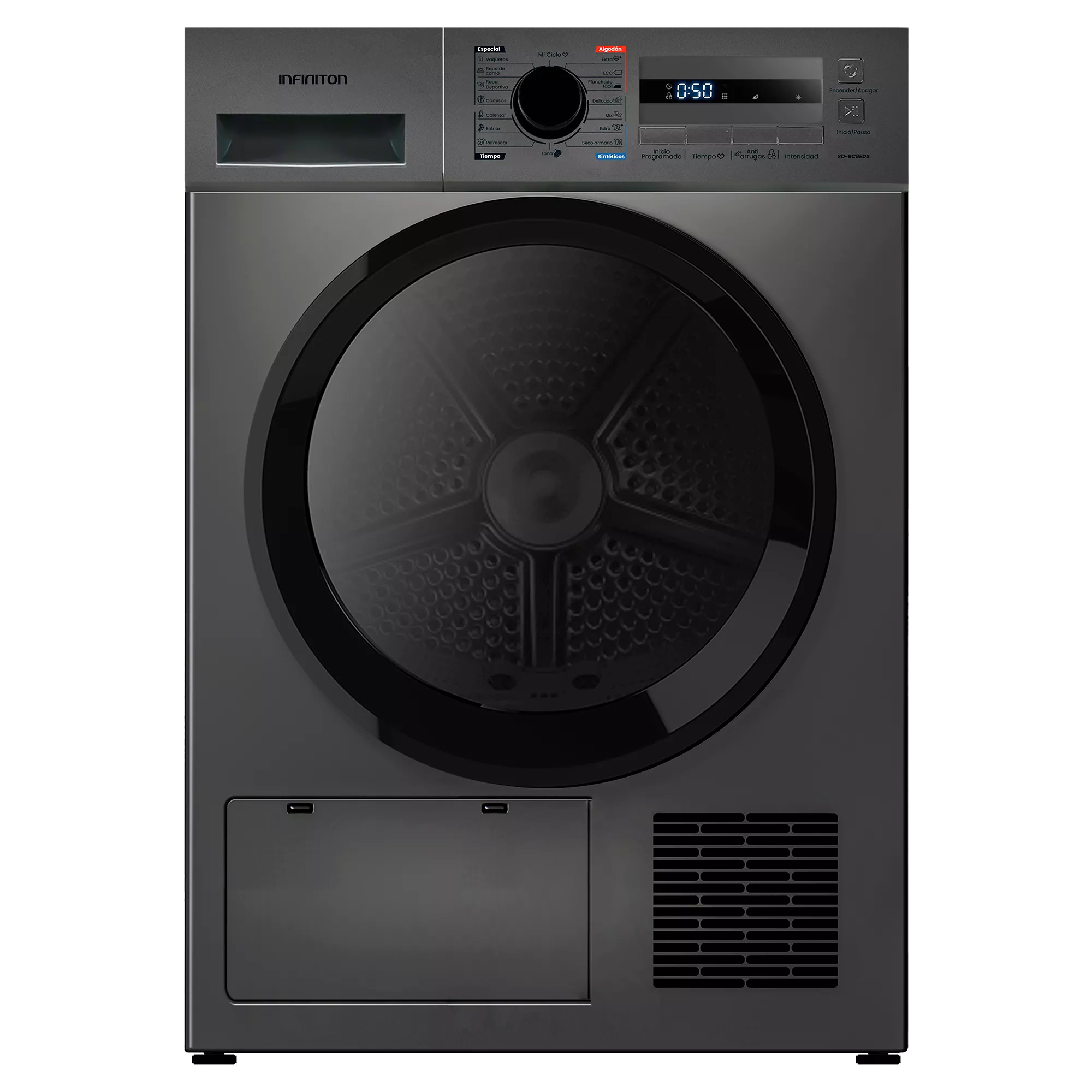 Modelo SD-BC8EDX acabado Dark Inox