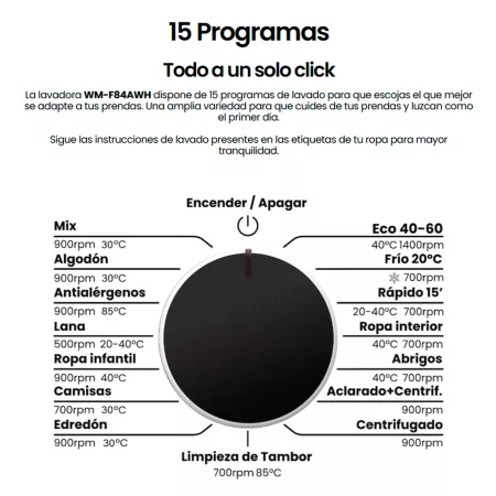 WM-F84AWH Infiniton - 8