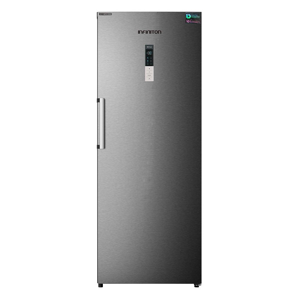 recoger Cromático Dispersión Congelador Vertical - Infiniton CV-870IX, Inox, 380 litros,1,85m A++ / E