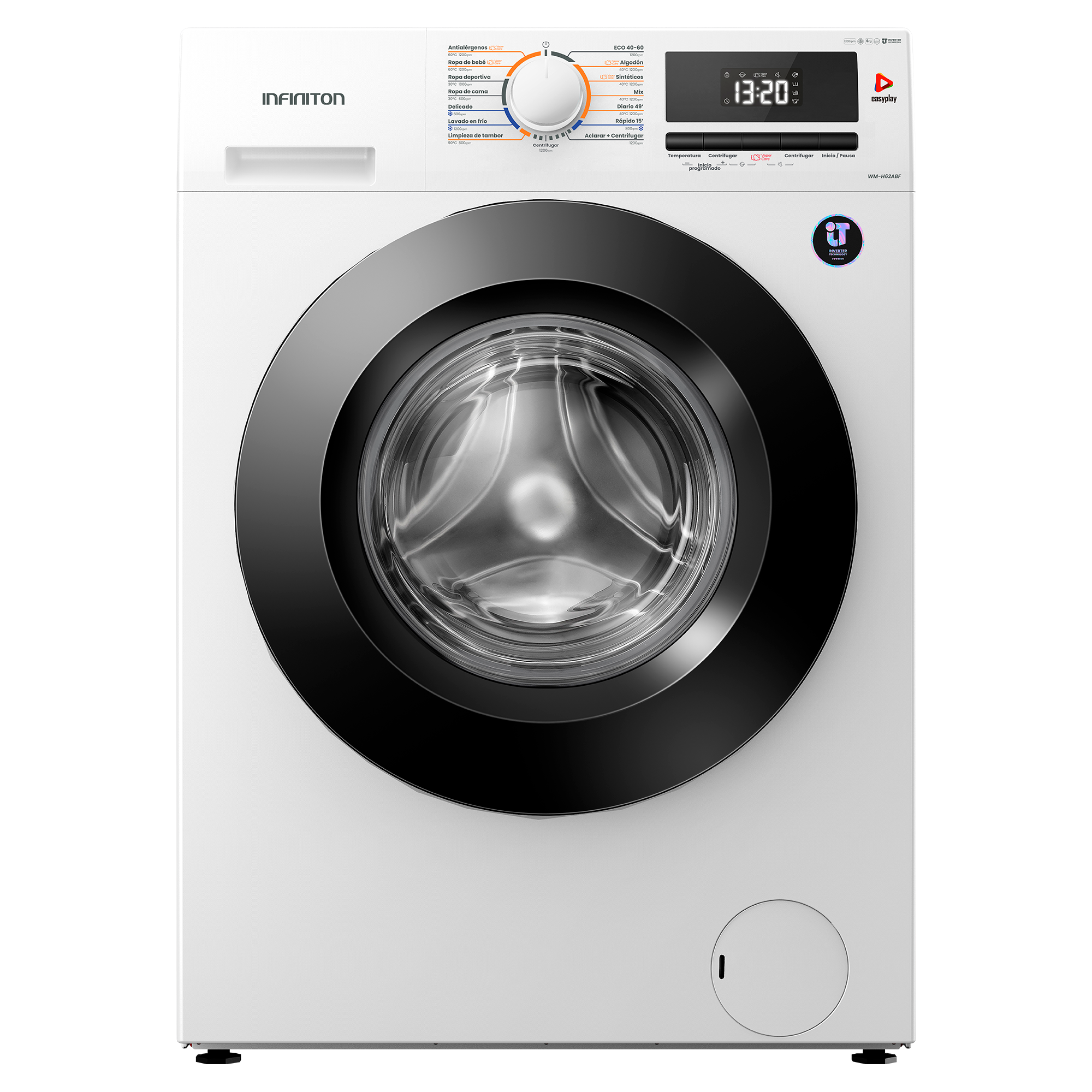 Lavadora Infiniton modelo WM-H62ABF