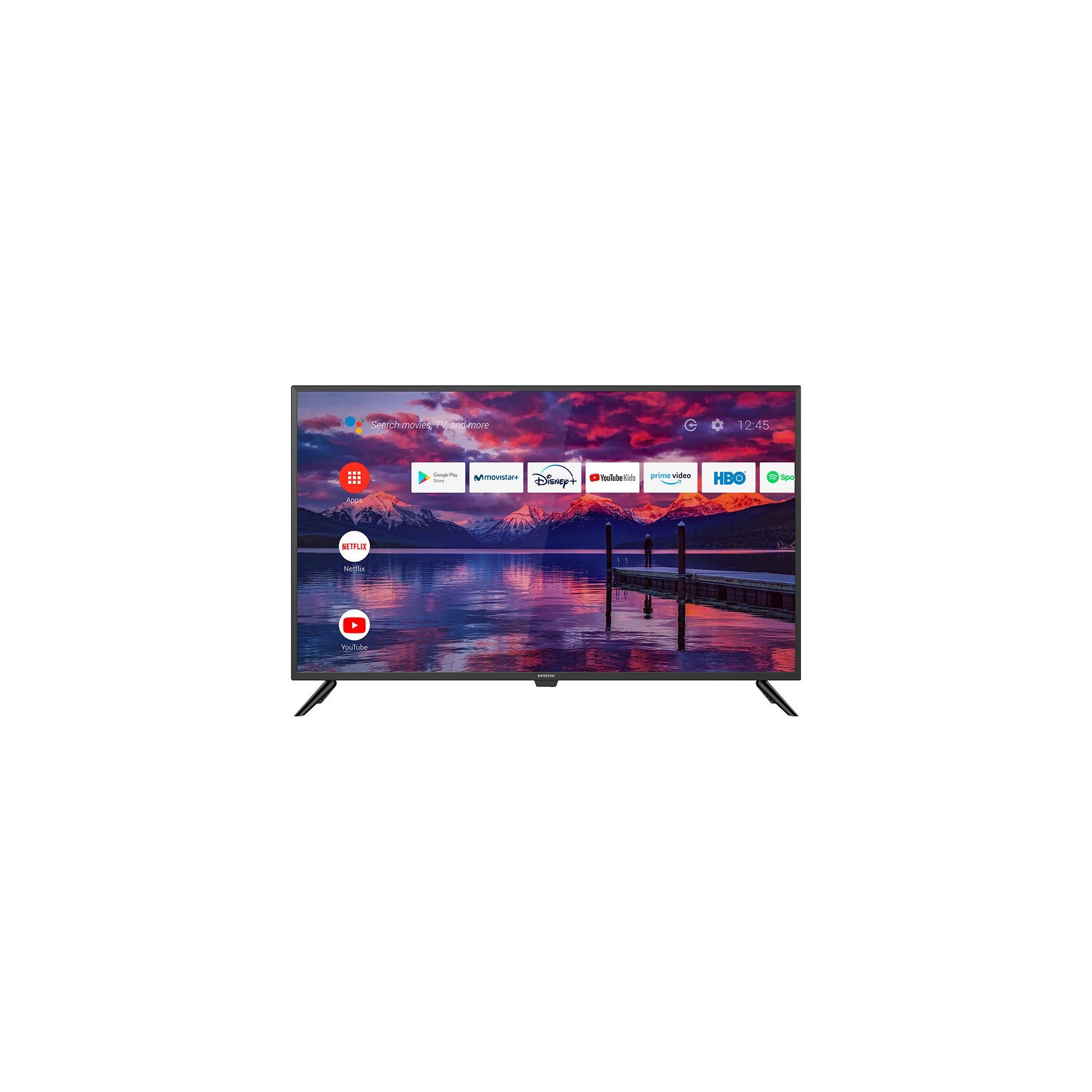 Enlace tifón Premisa TV LED 65" INFINITON INTV-65AF2300 - Negro, 4K, TDT2, USB, 2300Hz, Direct  LED