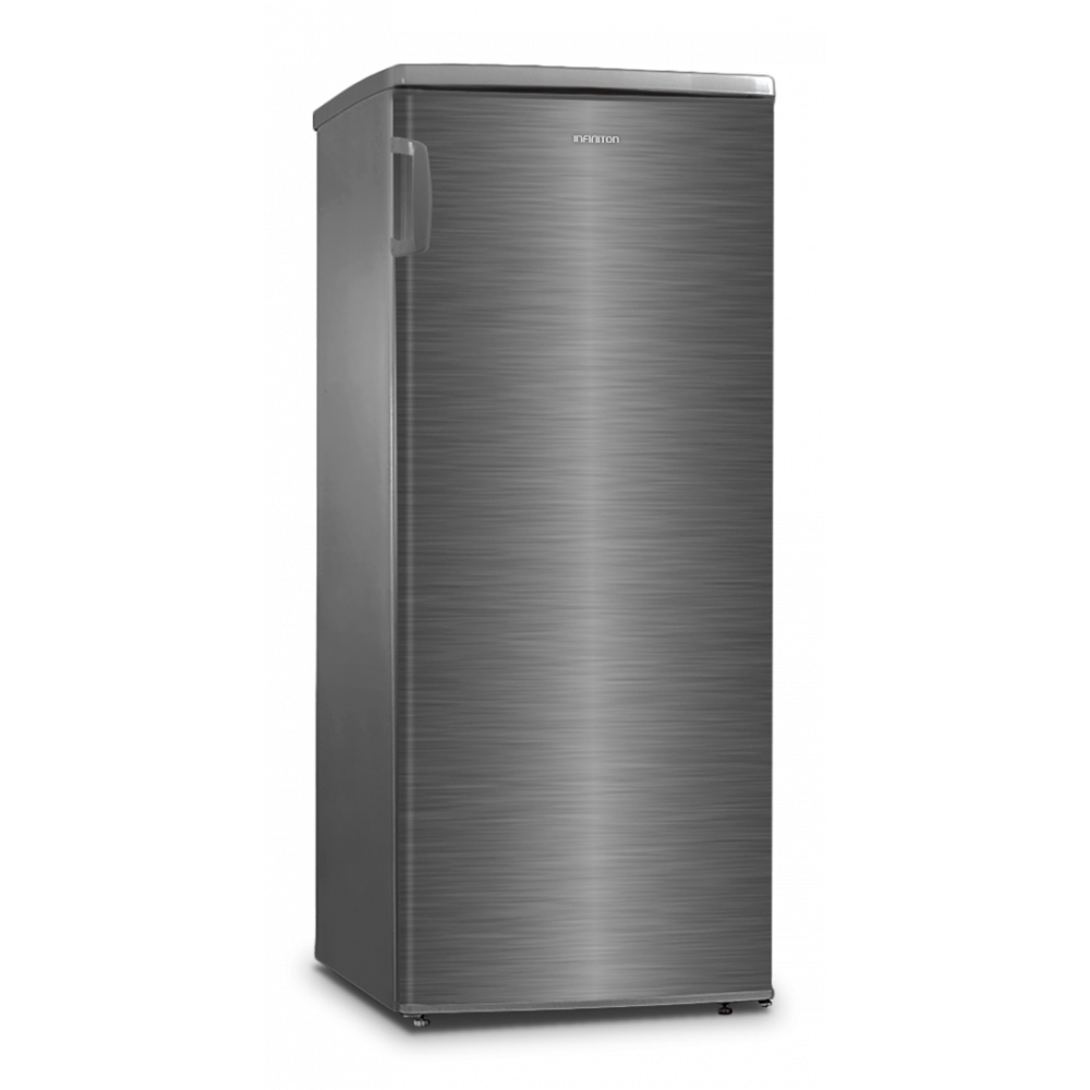 Congelador vertical Infiniton CV-A122I 140l ciclico E inox 125cm conge