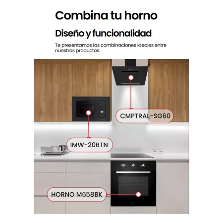 HORNO M658BK Infiniton - 10