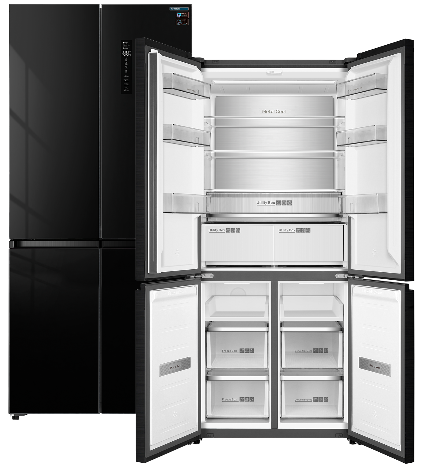 AMCB-580CD90NEC cerrado y delante el mismo modelo abierto