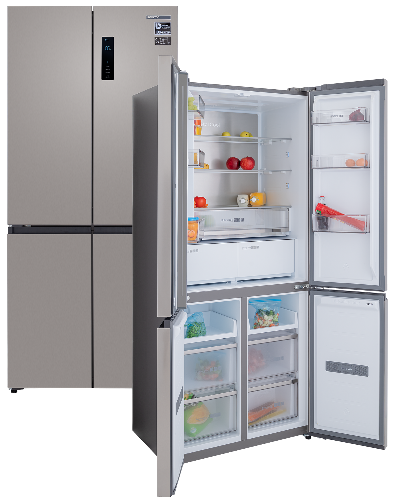 AMCB-580CD90XEH cerrado y delante el mismo modelo abierto