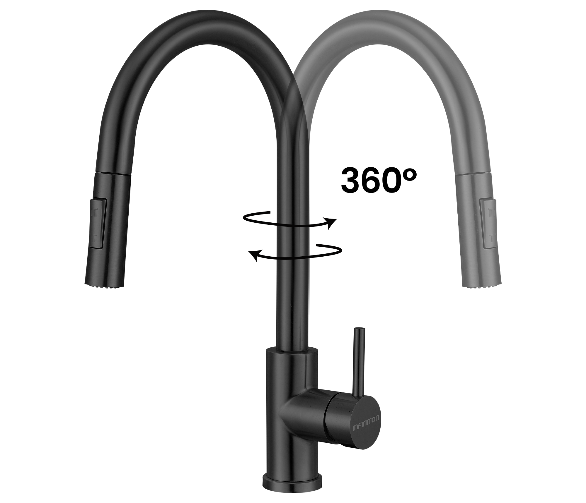 Caño de giro 360 grados para un uso cómodo