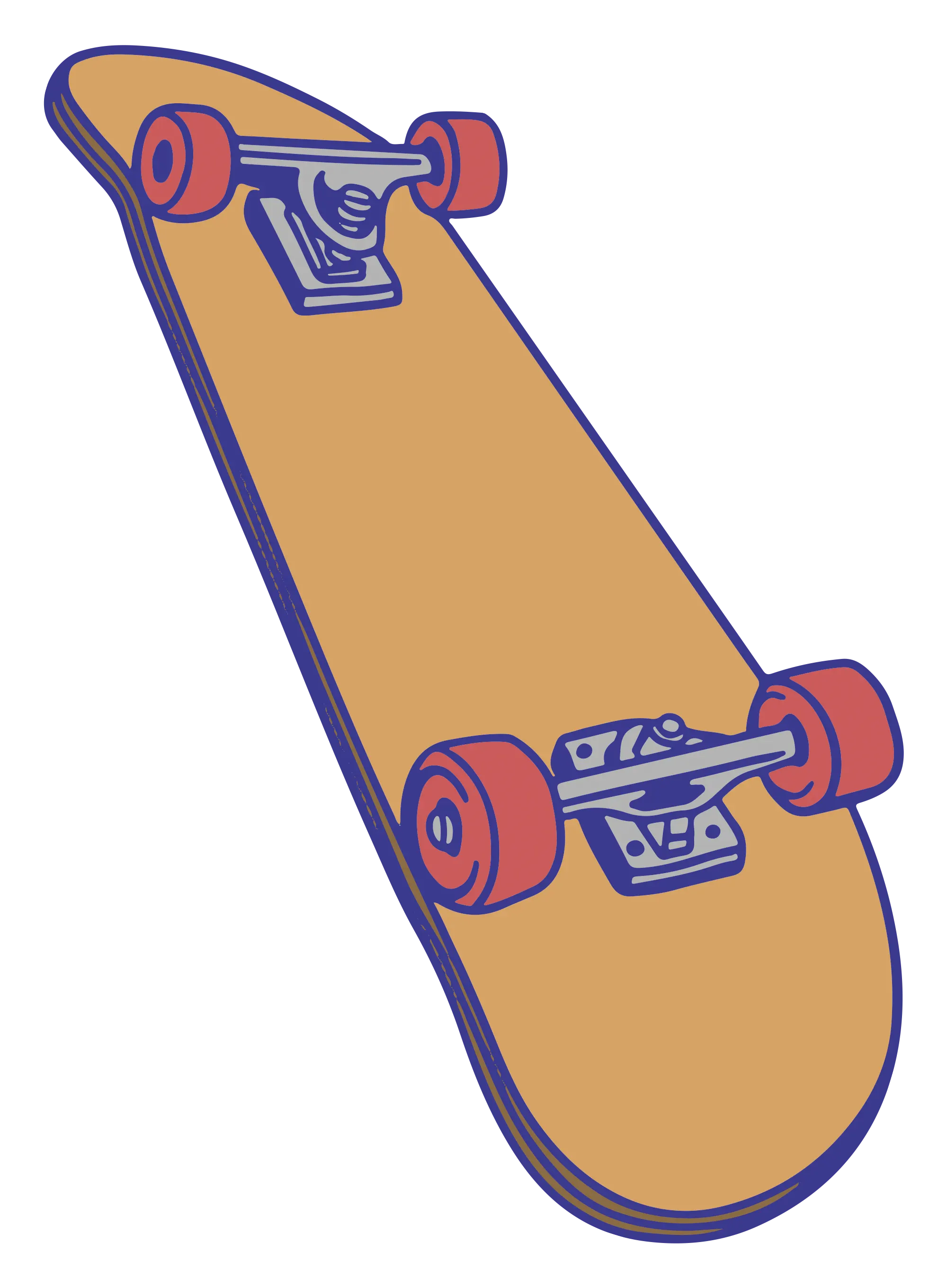 dibujo patineta