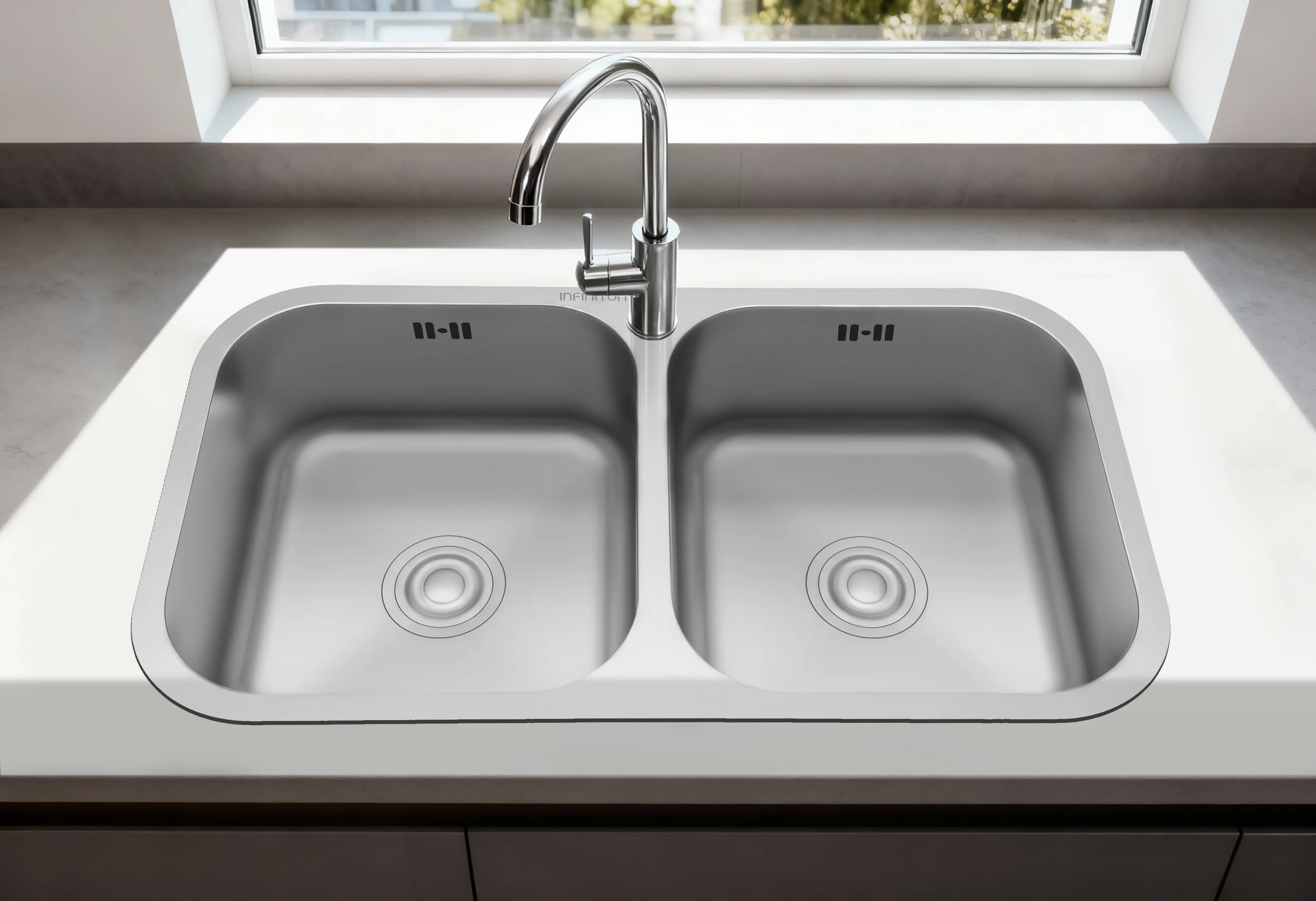 Imagen del fregadero Belcanto82C2 en una cocina