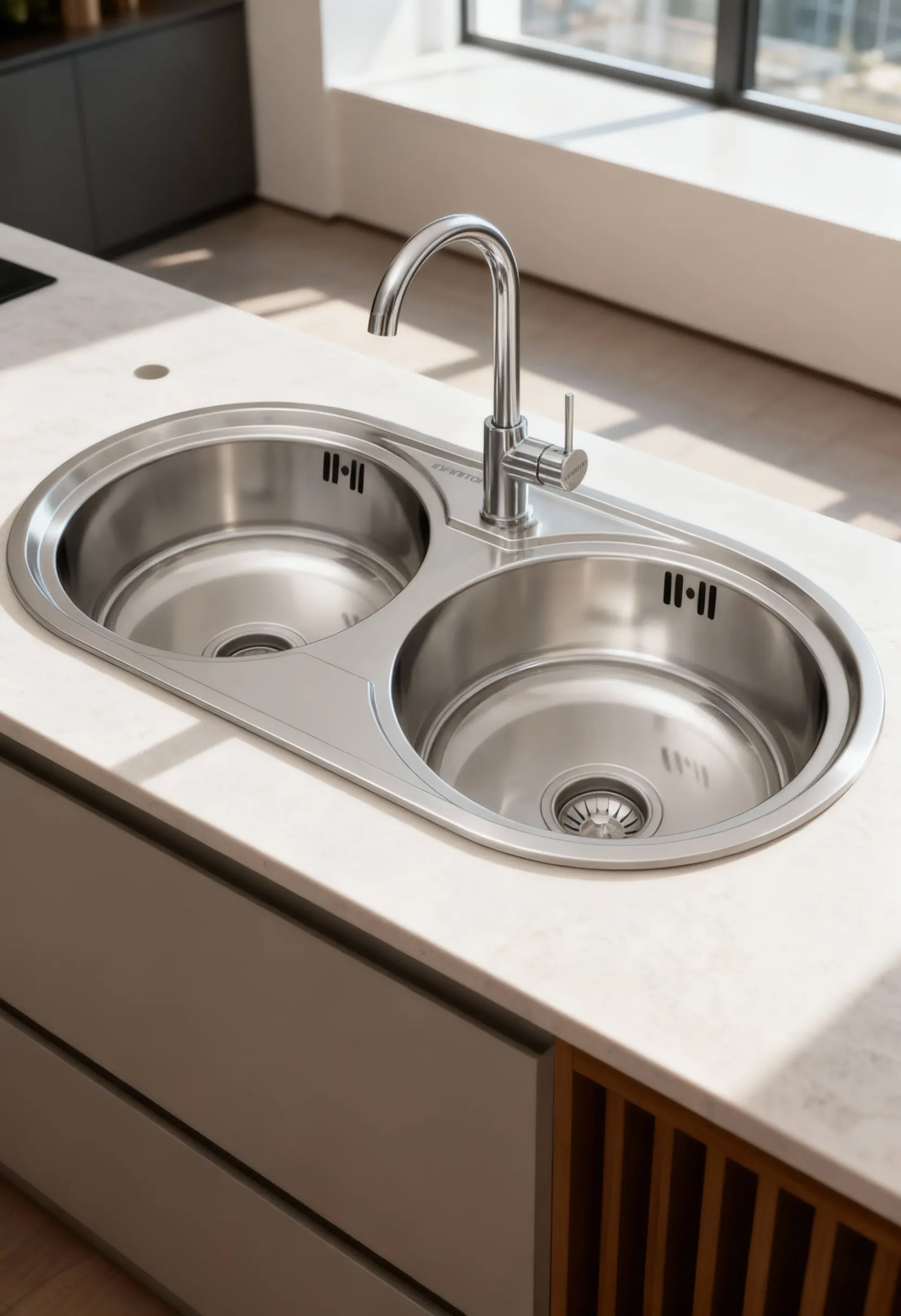 Imagen del fregadero Reale85C2 en una cocina