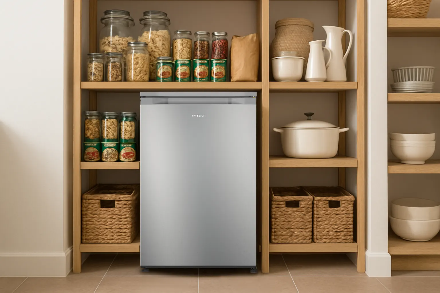 Congelador CV-88L8XEH en despensa