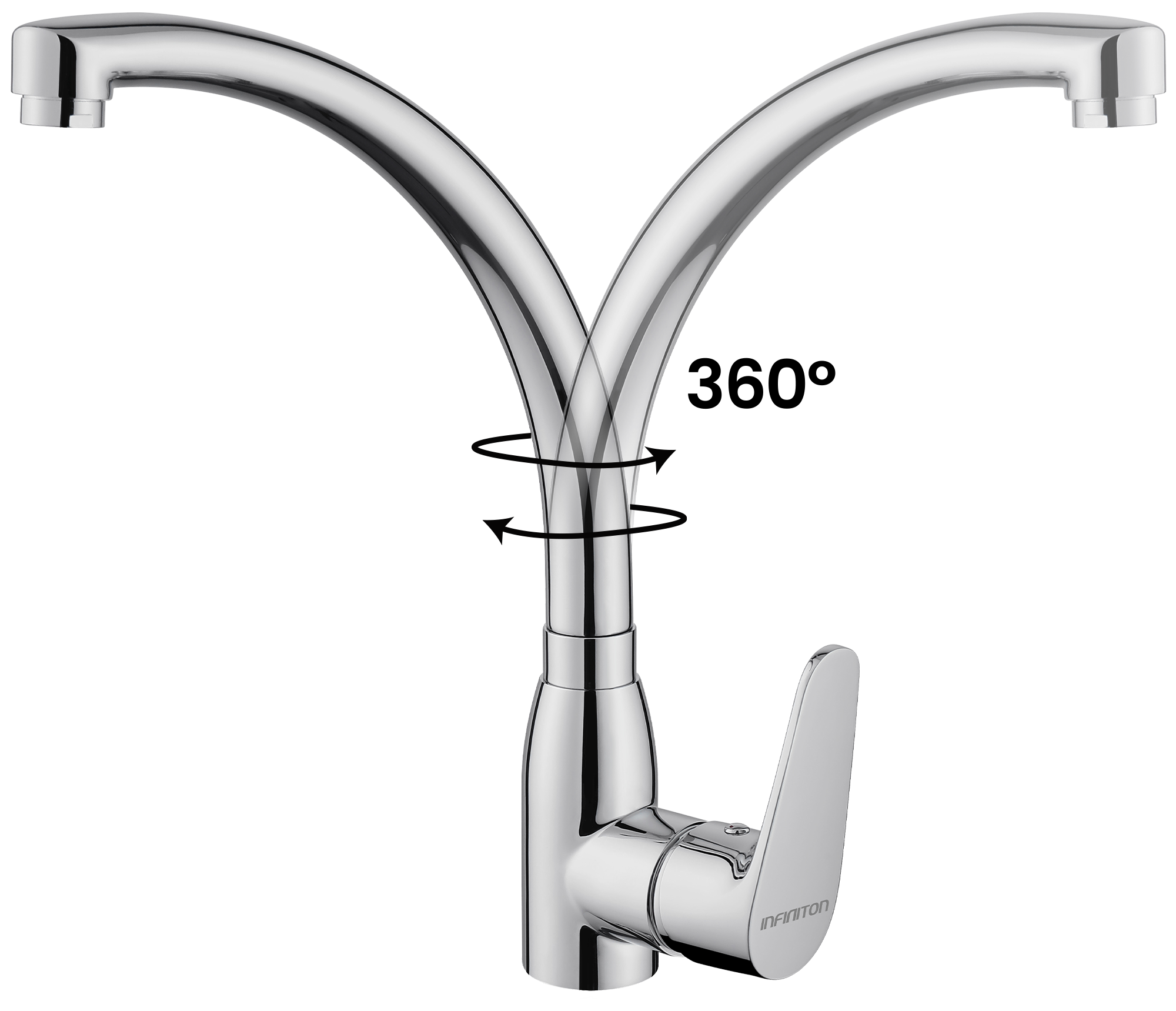 Caño de giro 360 grados para un uso cómodo