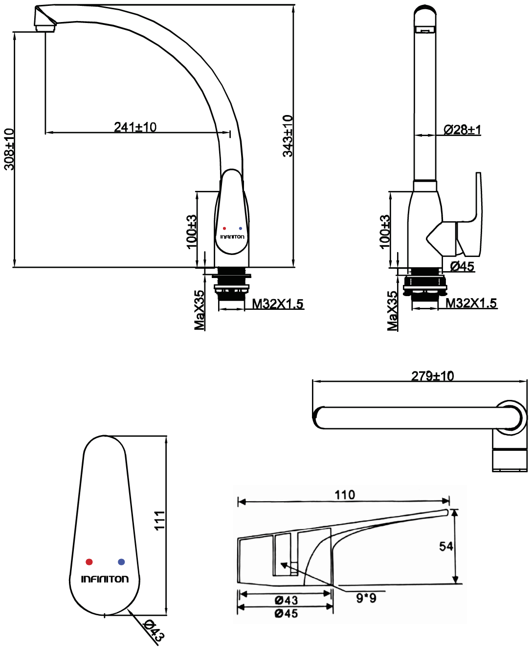 Esquema de encastre del modelo CapelACH341