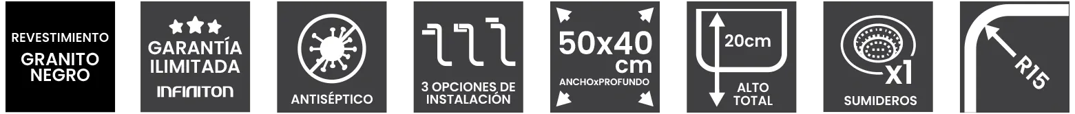 Iconos del modelo Disfrutar50.40QZ