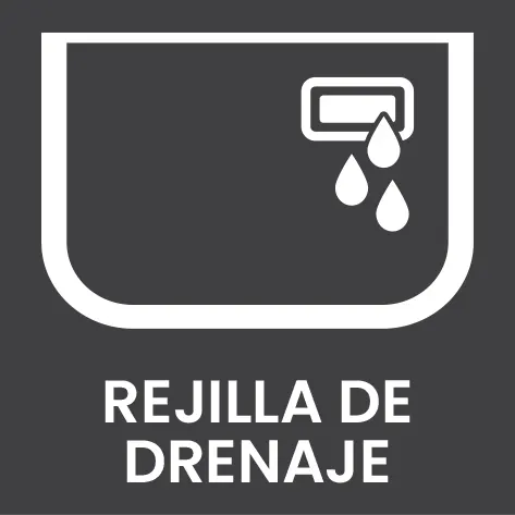 Icono Rejilla de rebosadero