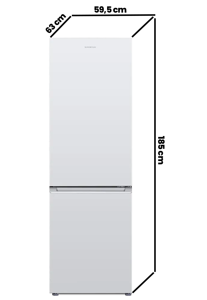 Frigorifico Combi ancho especial 70 cm Infiniton NO FROST total A++ con  display 1.85 alto x 70.3 ancho fgc-7093dix