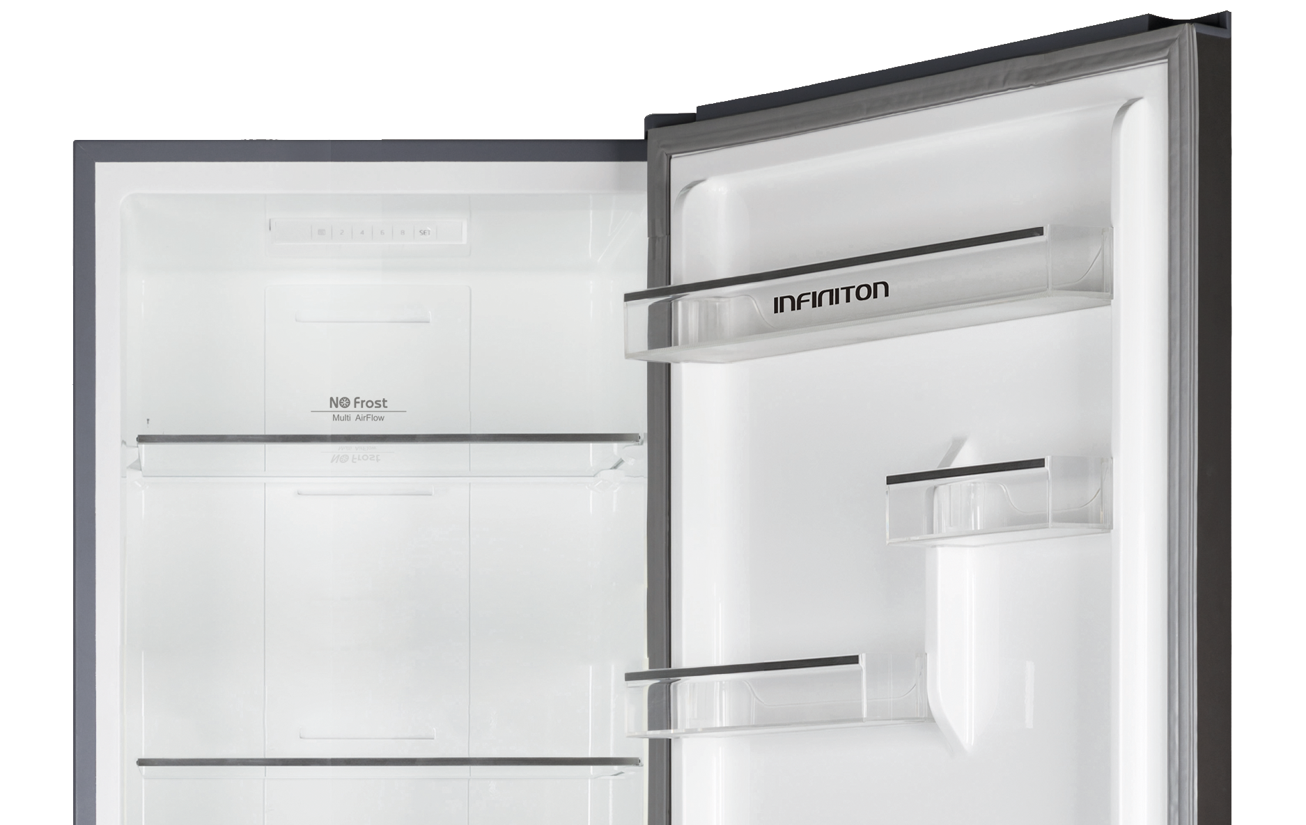 Interior de un frigorífico con la tecnología Multiflow cold air