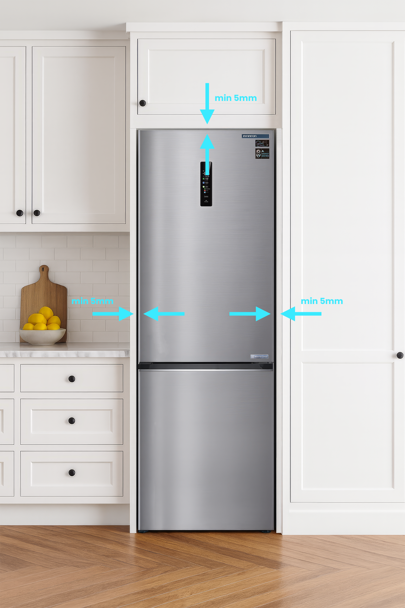 FGC-405C20XAS semi-integrado en la cocina