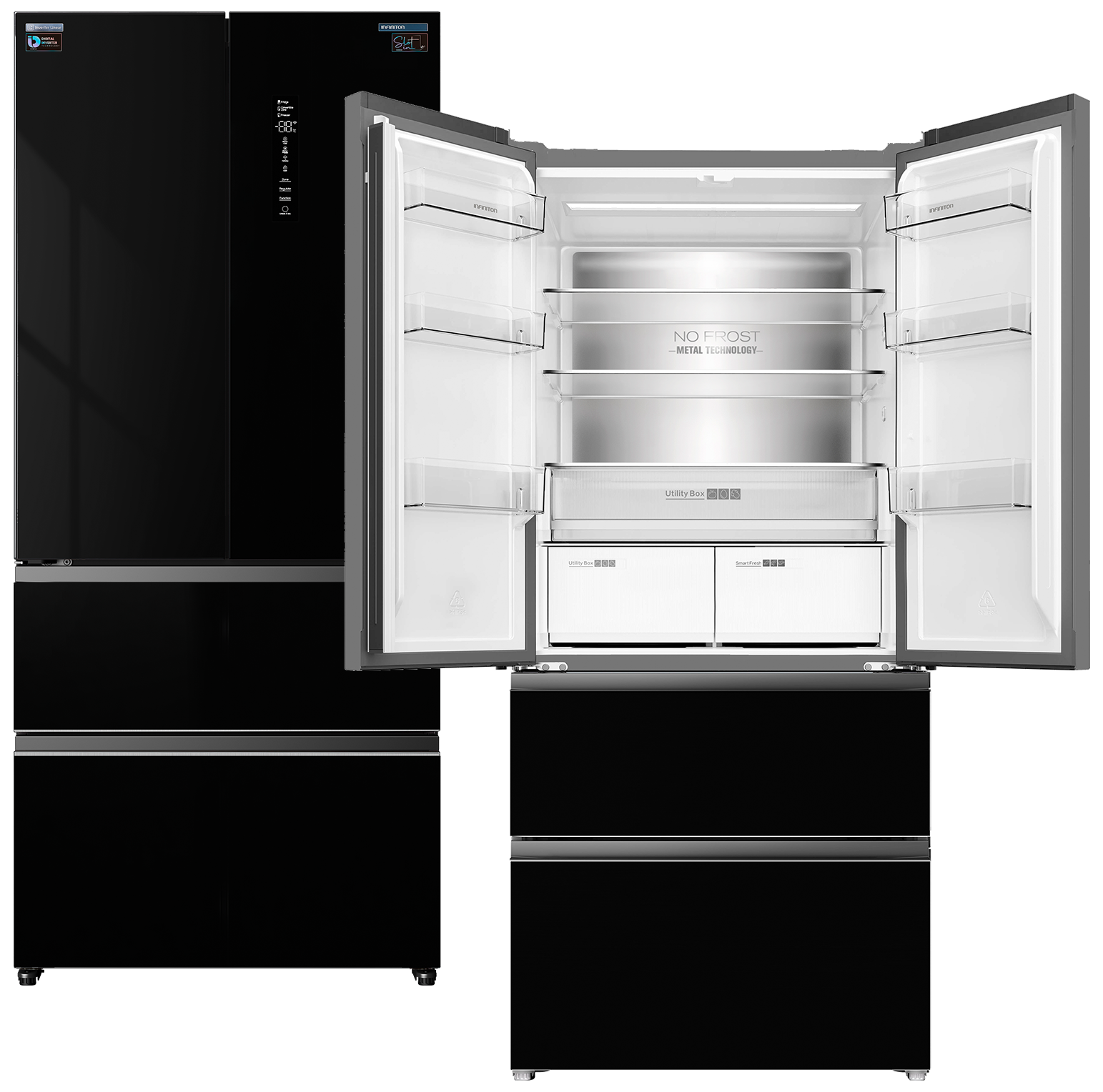 FRD-580Q90NEG frigorífico abierto