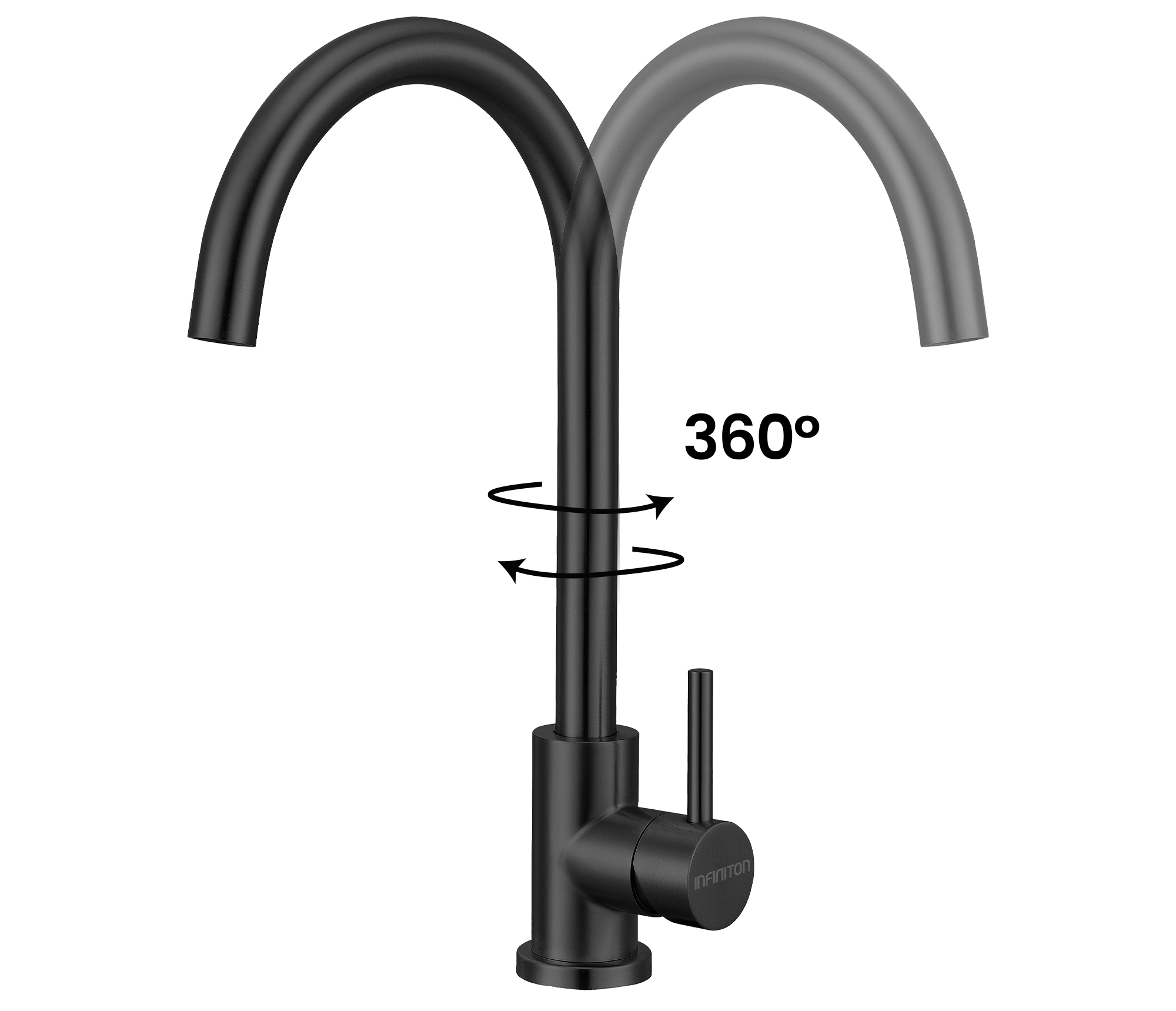 Caño de giro 360 grados para un uso cómodo