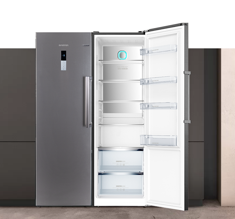 Un congelador y un frigorífico que combinan a la perfección