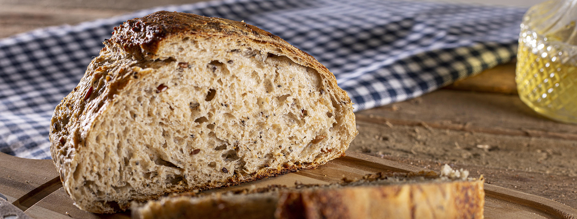 Trozo de pan que se ha descongelado