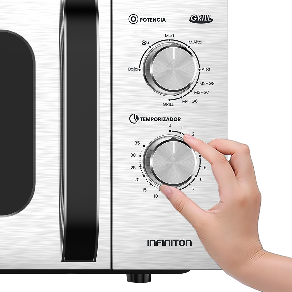Controles mecánicos del microondas MW-GX2090
