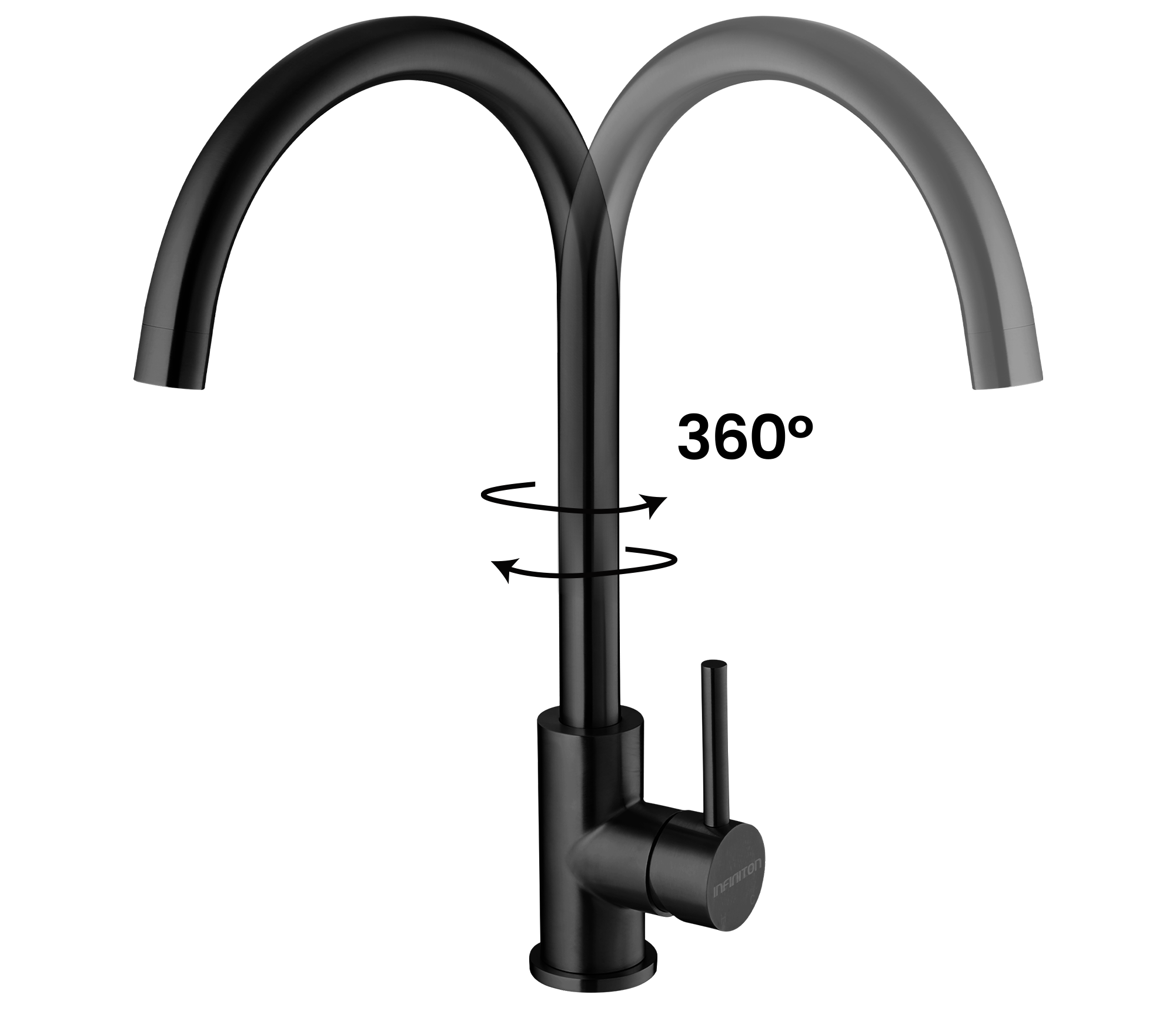 Caño de giro 360 grados para un uso cómodo