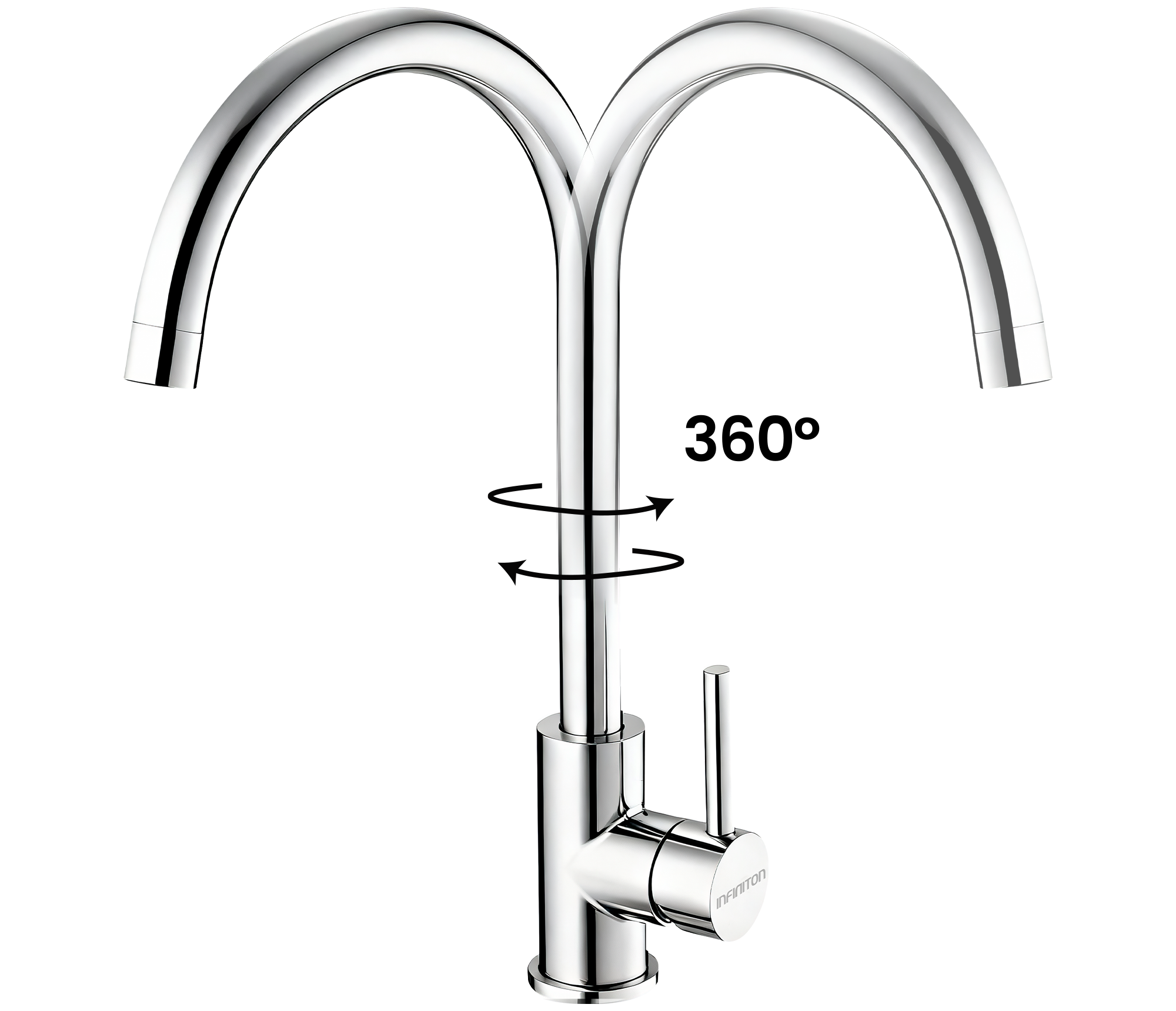 Caño de giro 360 grados para un uso cómodo