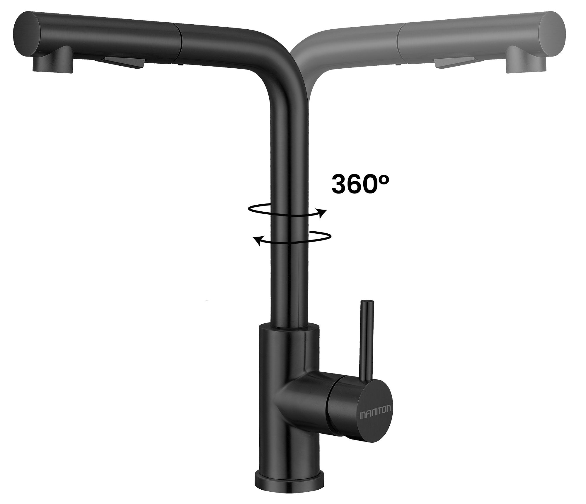 Caño de giro 360 grados para un uso cómodo