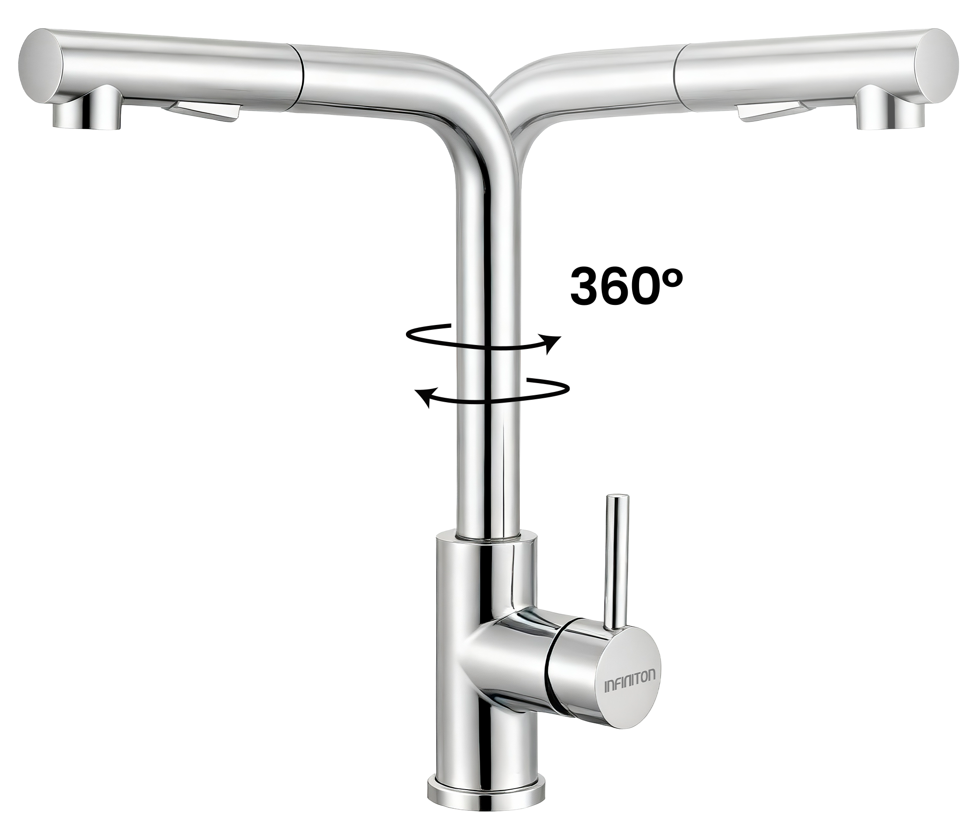 Caño de giro 360 grados para un uso cómodo