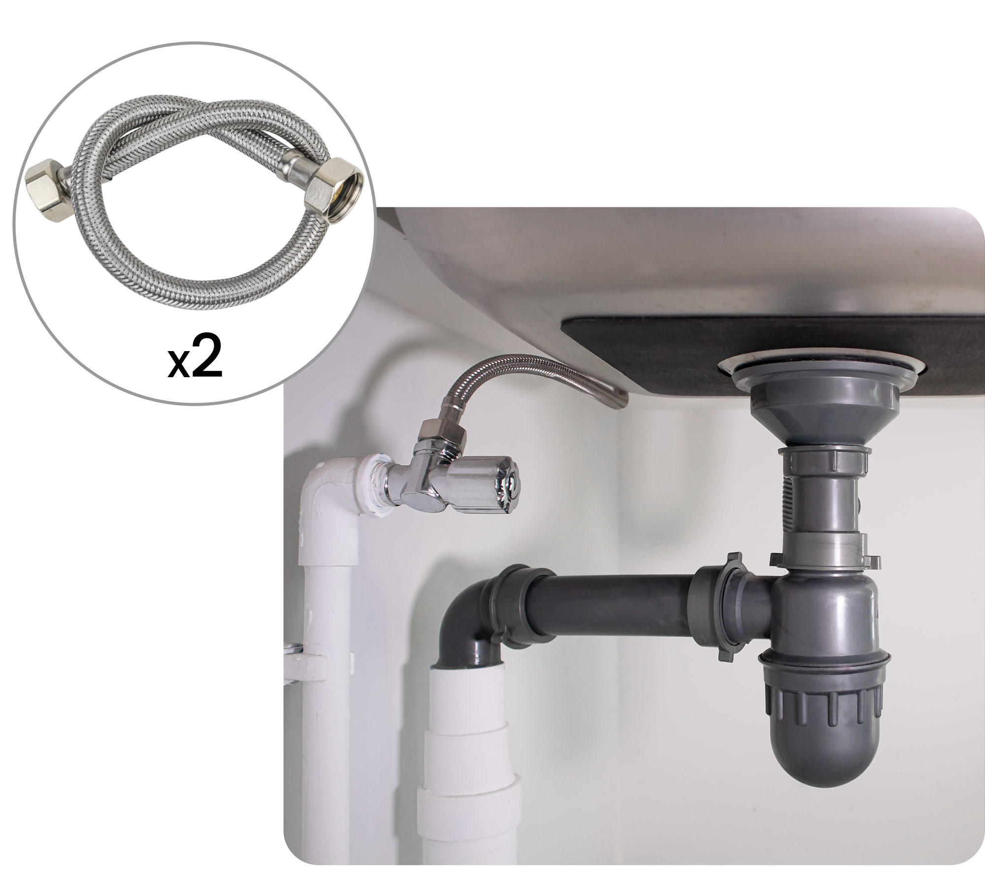 Latiguillos del grifo OlazábalECH289