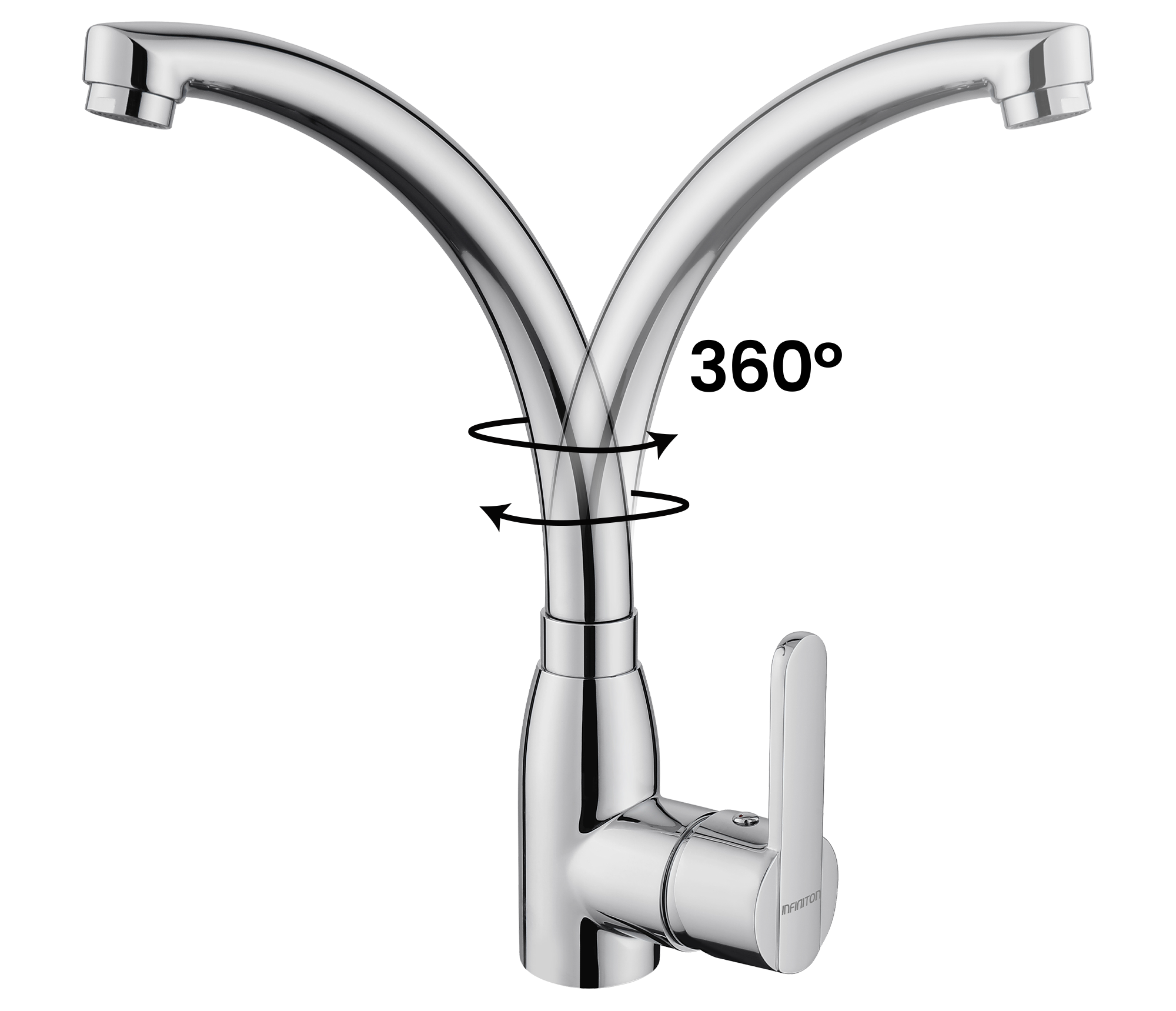 Caño de giro 360 grados para un uso cómodo