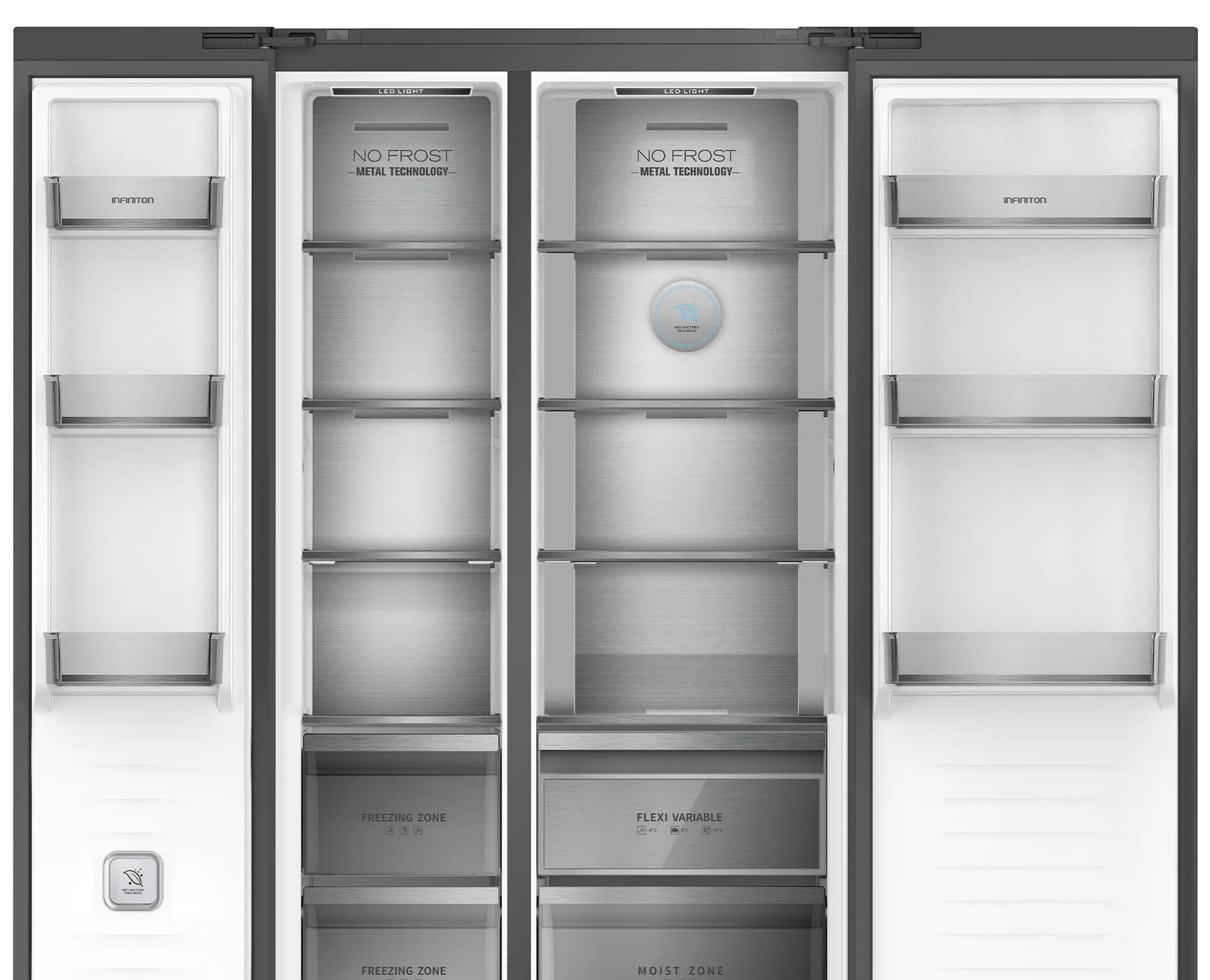 Modelo SBS-535A93XEB abierto