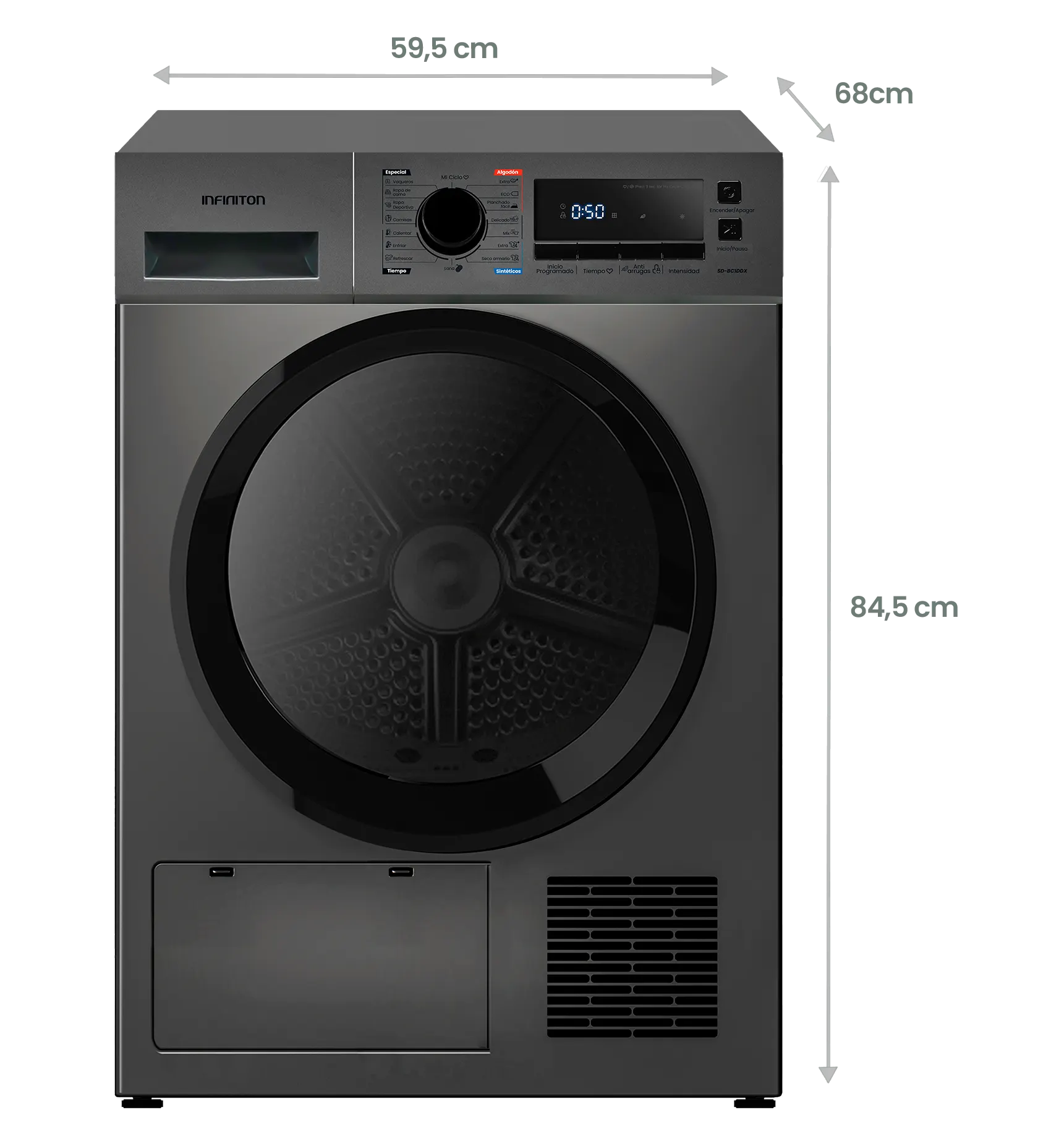 Medidas del modelo SD-BC1DDX