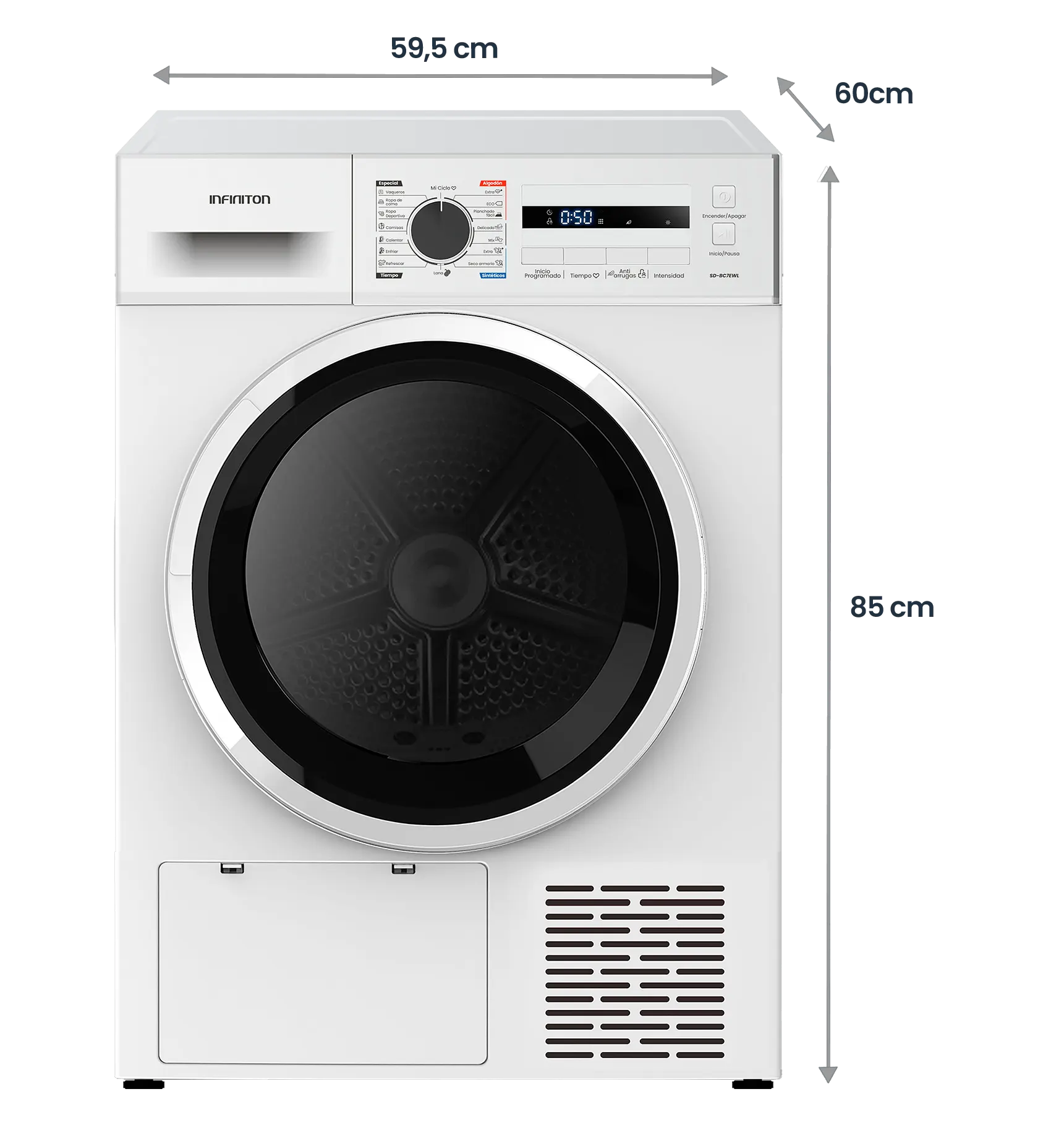 Medidas del modelo SD-BC7EWL