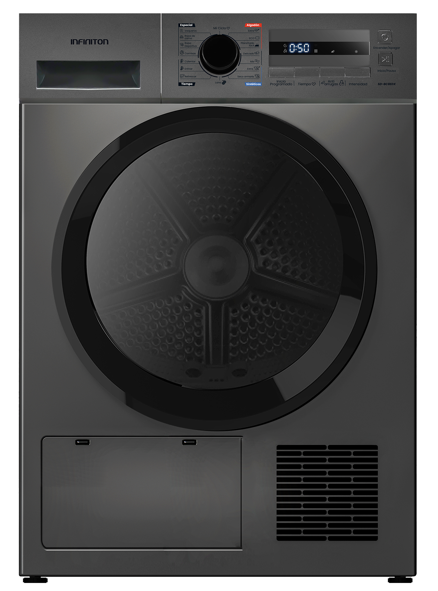 Secadora Infiniton modelo SD-BC8EDX