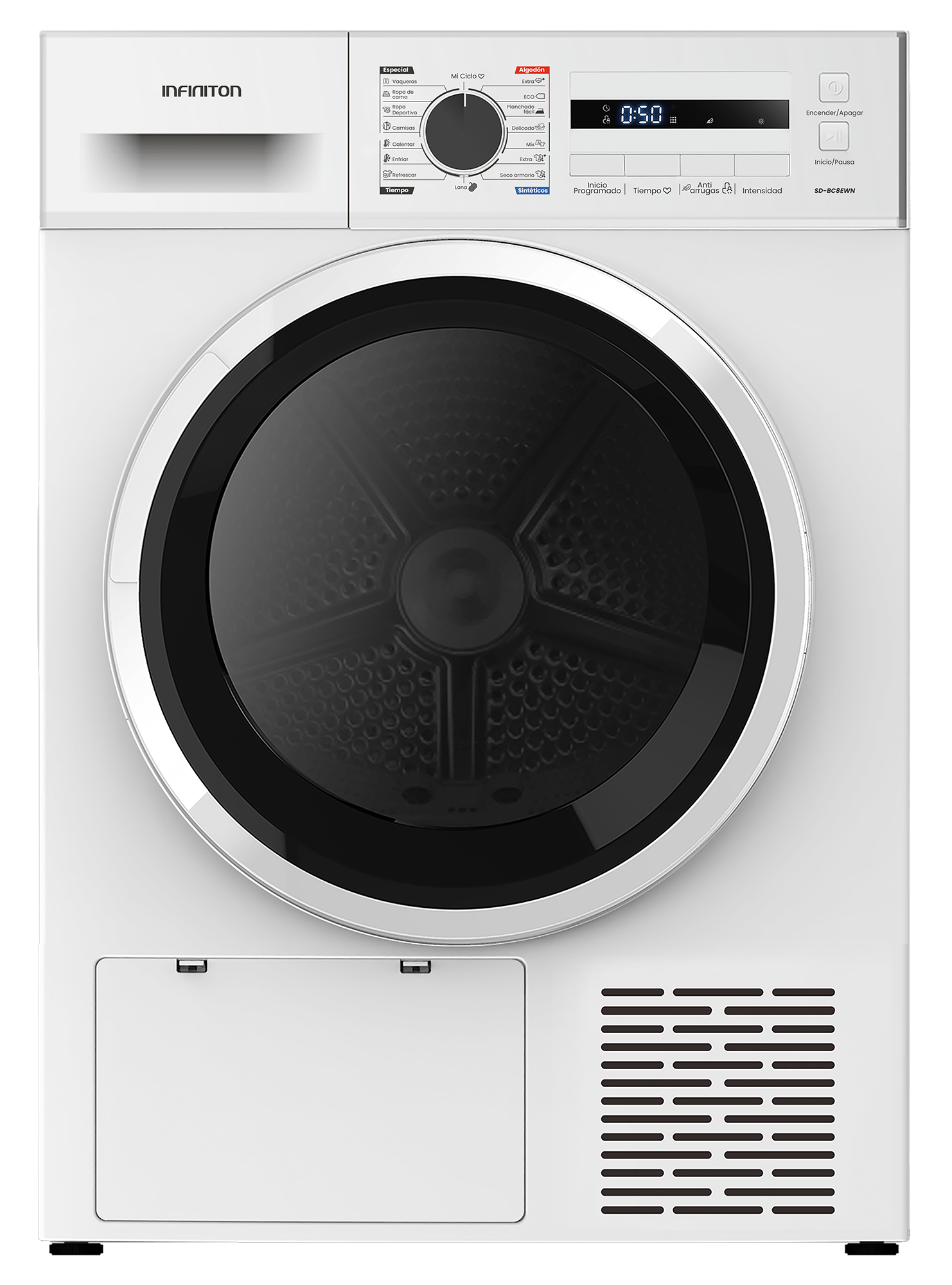Secadora Infiniton modelo SD-BC8EWN