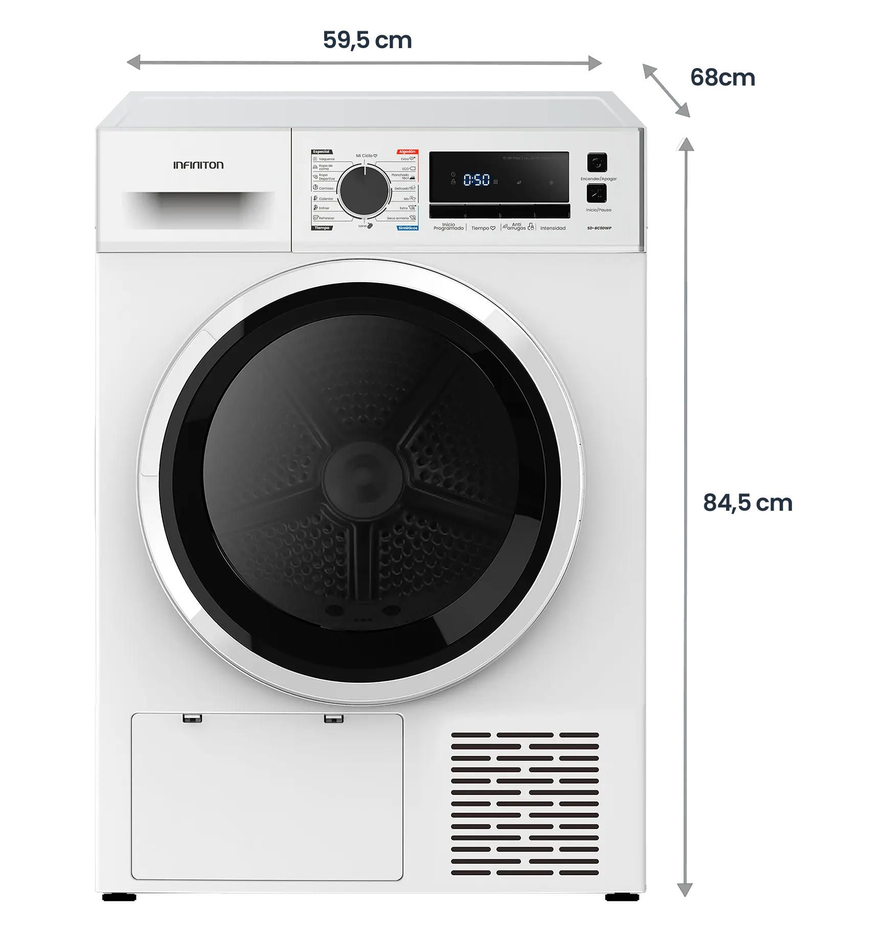 Medidas del modelo SD-BC9DWP