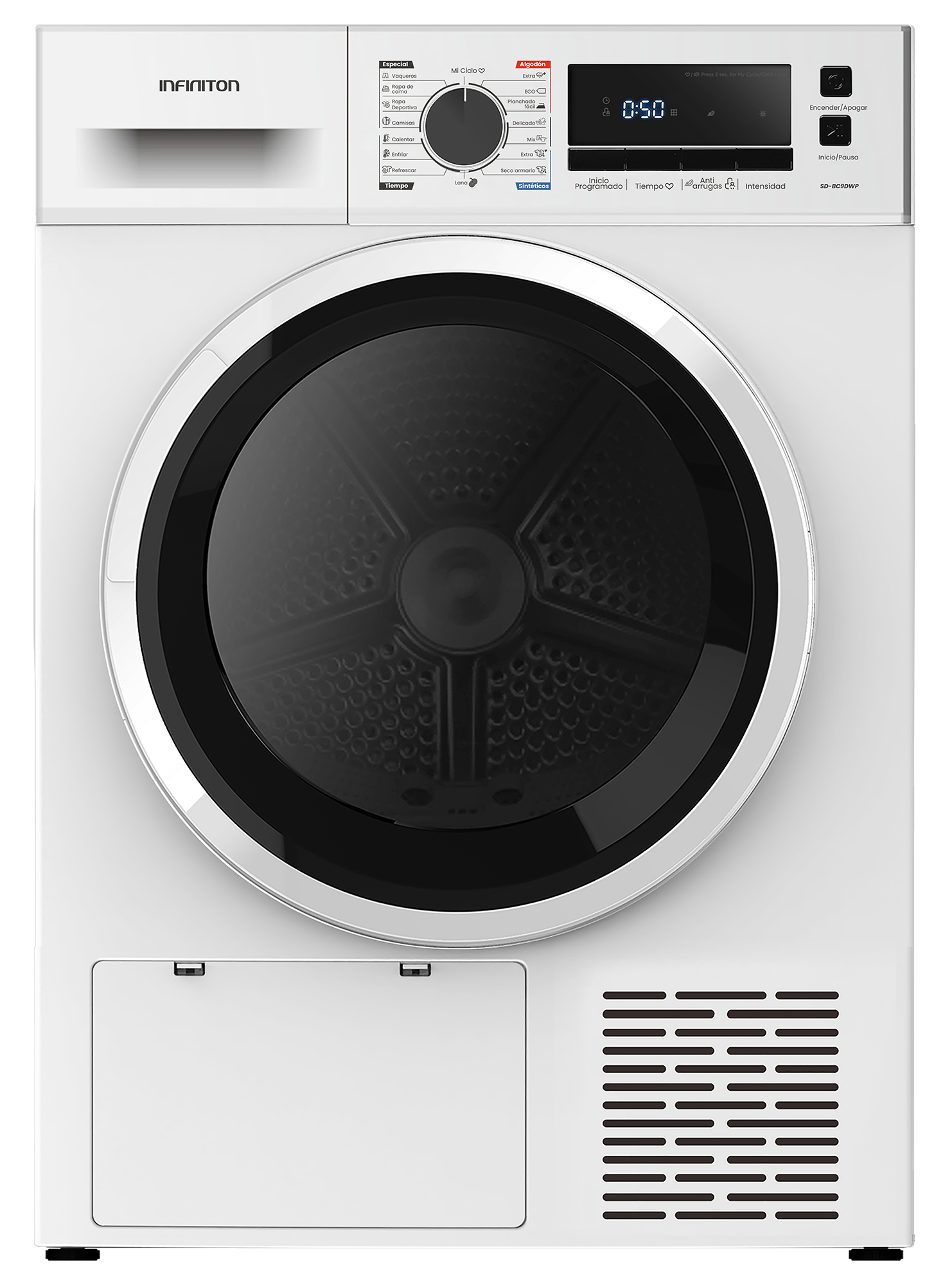 Secadora Infiniton modelo SD-BC9DWP