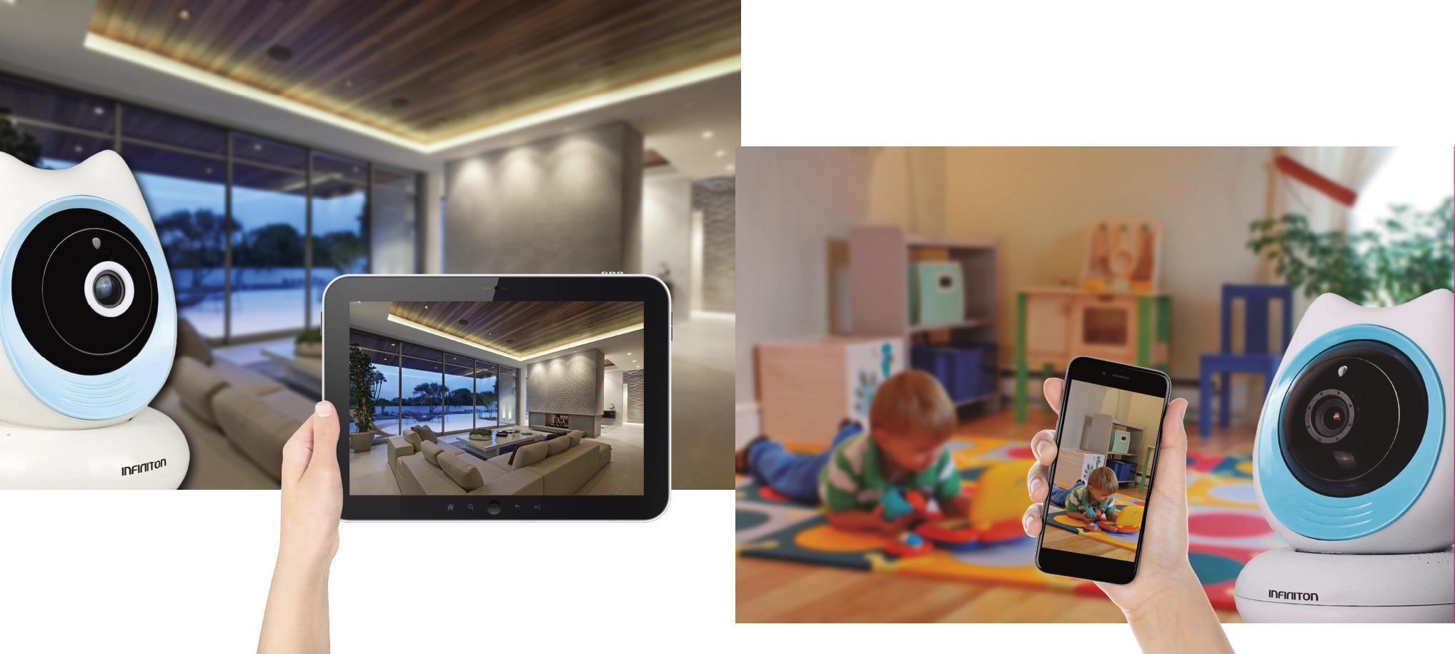 Cámara De Videovigilancia Infiniton Wc-ipcfhd Full Hd 1080p Wifi App Con  Alarma Y Micrófono Blanco con Ofertas en Carrefour
