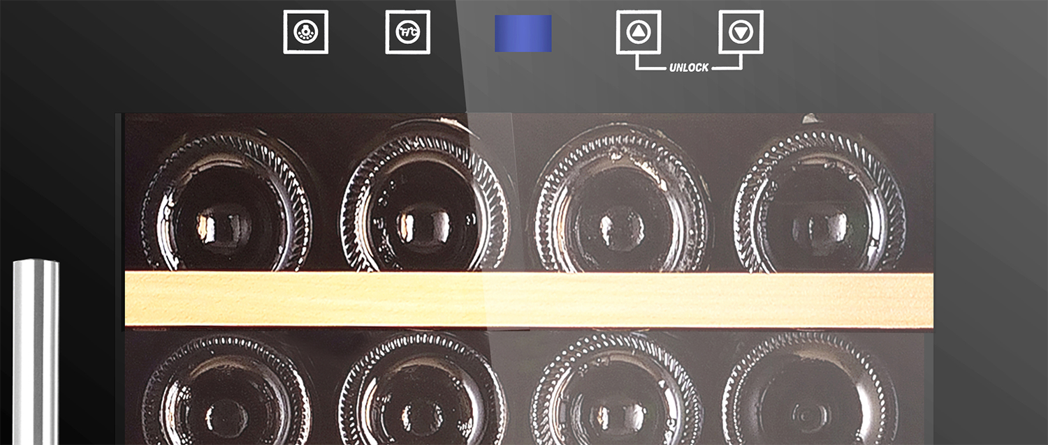 Display LED de la vinoteca WFL-20C