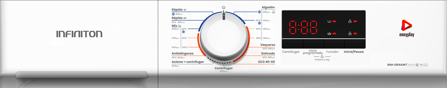 Display LED del modelo WM-D84AWT