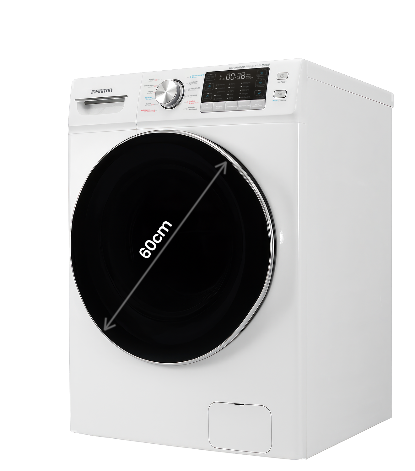 Medidas del modelo WM-H180DBM
