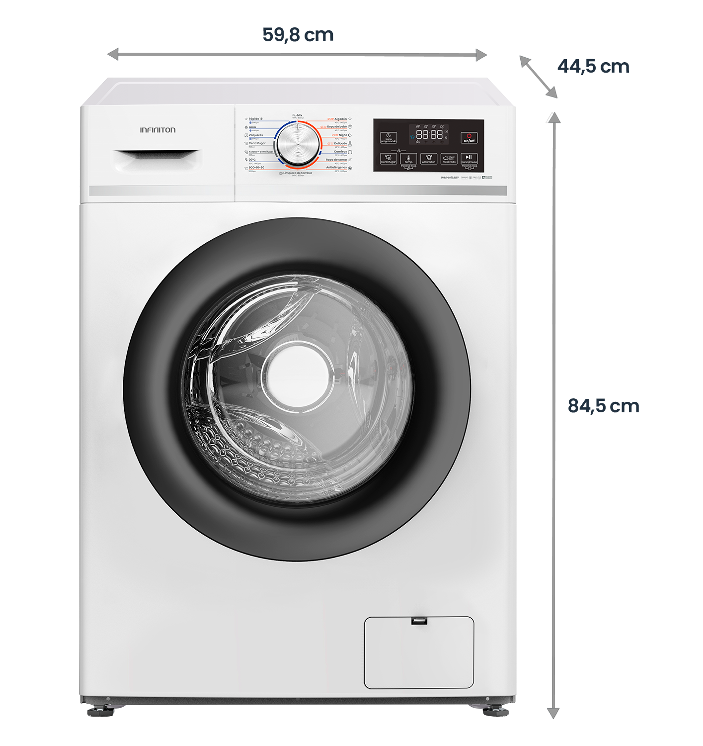 Medidas del modelo WM-H61ABY