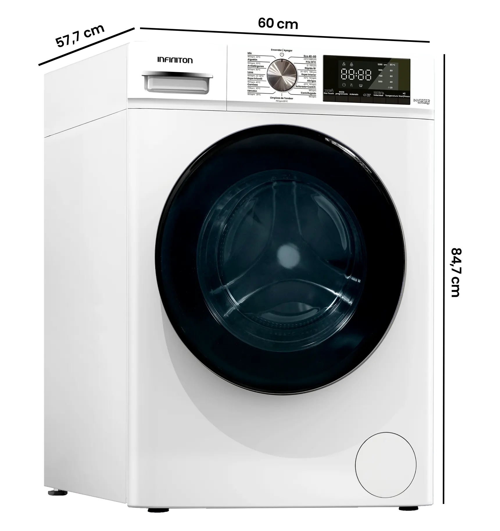 Diagrama de medidas WM-S14BAL