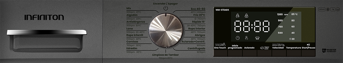 Display LED del modelo WM-S72ADX