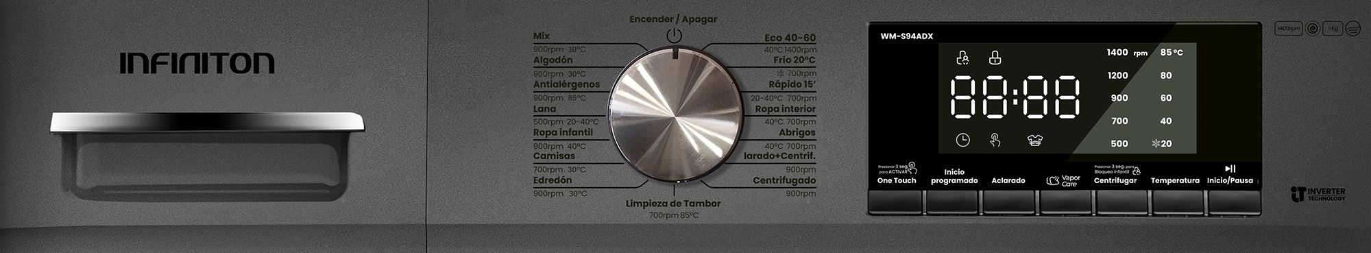 Display LED del modelo WM-S94ADX