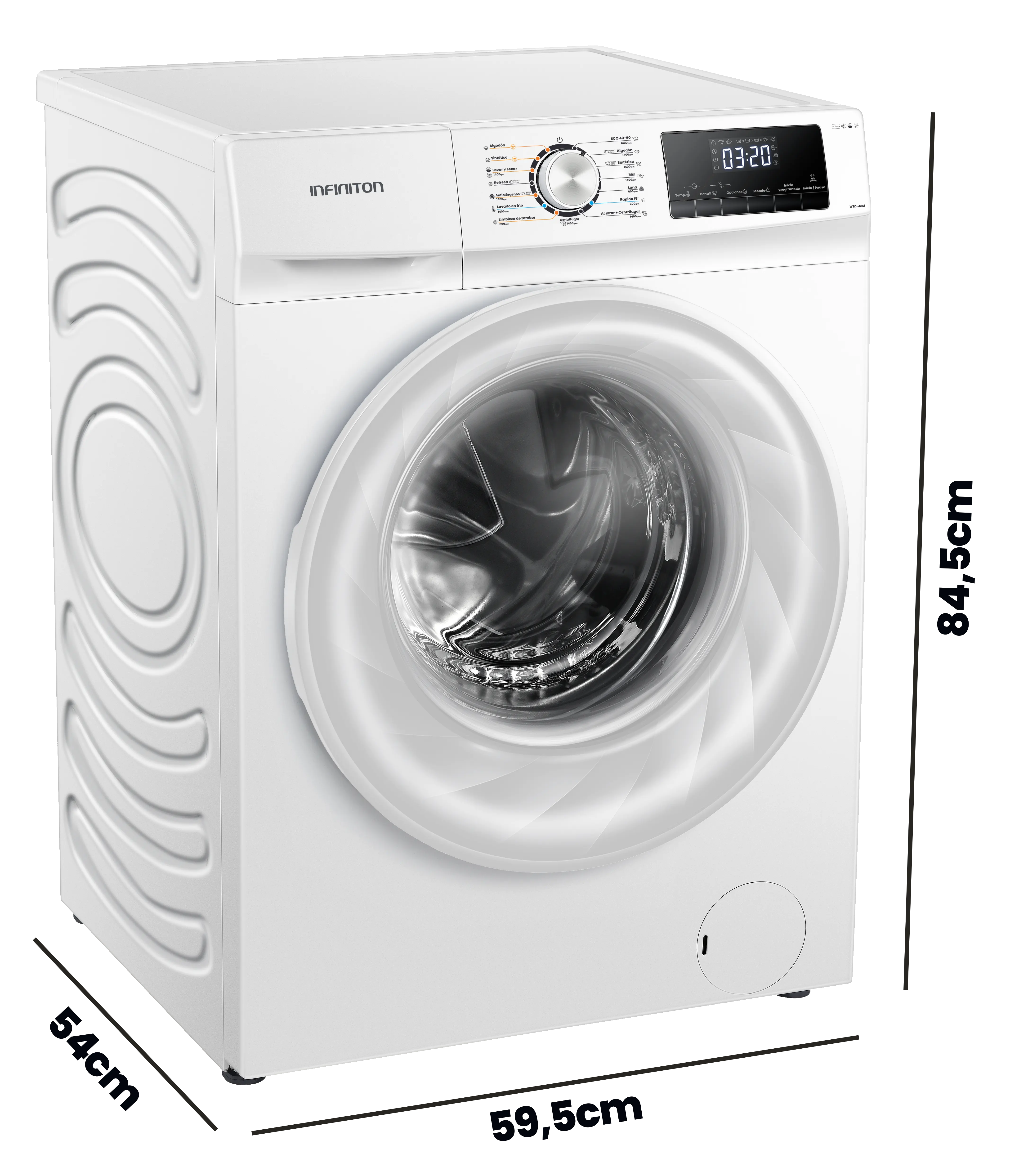 Fotografía medidas de la lavaseca