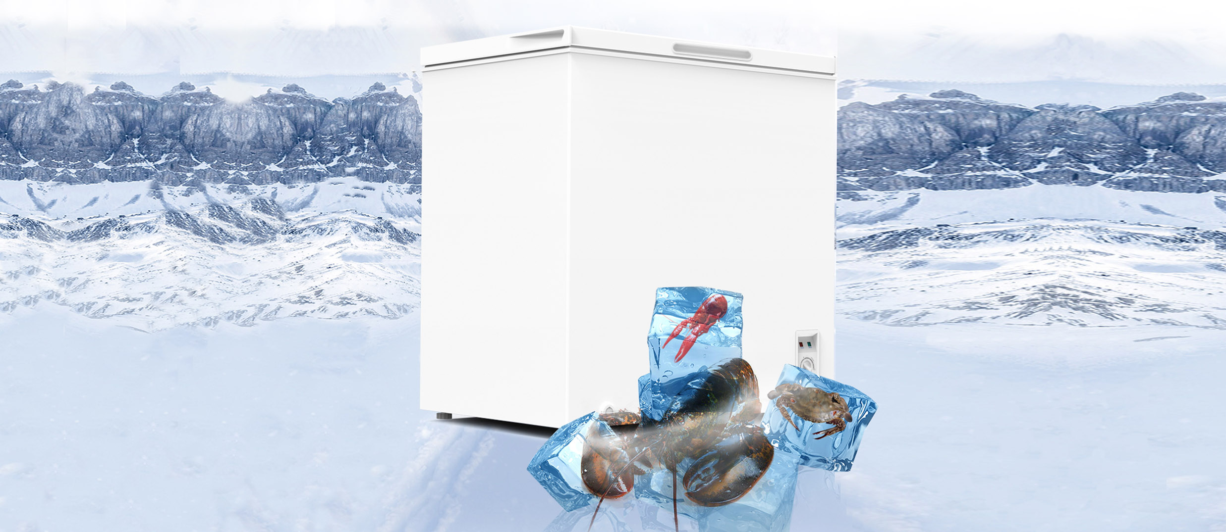 Congelador Arcón MILECTRIC Horizontal (Blanco) A+/F 142 litros - Dual  System - 4**** : 181.5: .es: Grandes electrodomésticos