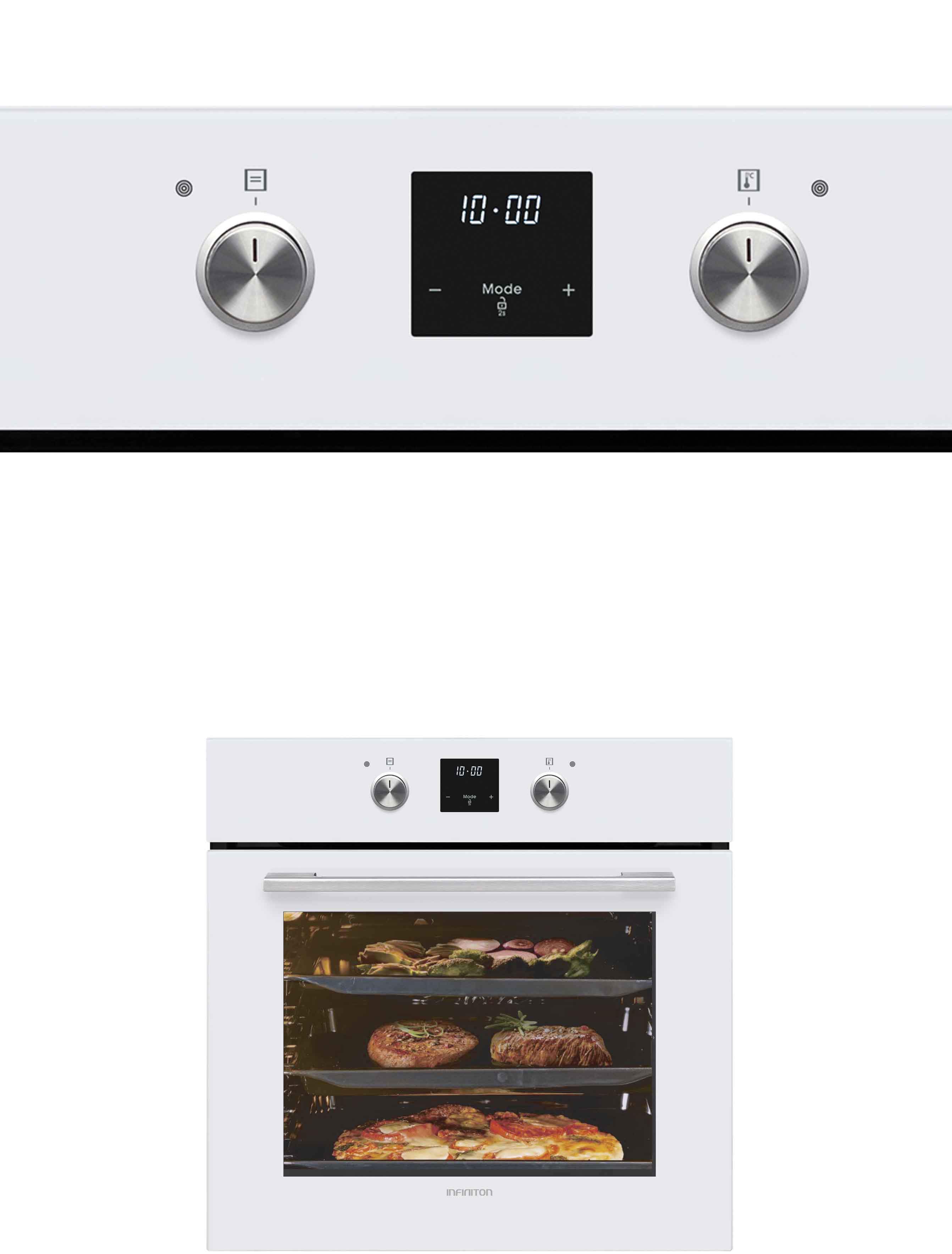 Horno eléctrico de vapor Infiniton 160AY0 3000w 45cm - compacto rejil